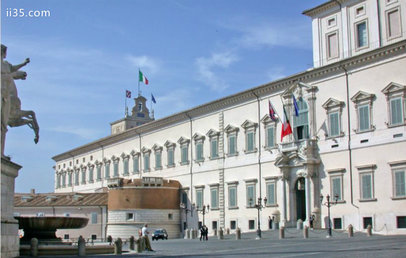 世界上最著名的官方办公楼排行榜：意大利罗马奎里纳尔宫