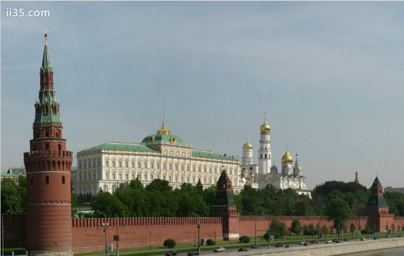 世界上最著名的官方办公楼排行榜：俄罗斯莫斯科克里姆林宫