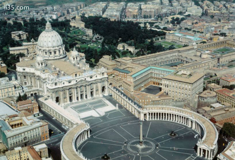 世界上最壮观的教堂排行榜：梵蒂冈城圣彼得大教堂