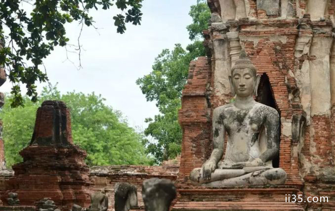 世界十大最古老的遗迹：泰国大城府遗址
