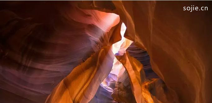 美国十大最美丽的旅游景点：亚利桑那州纳瓦霍领地羚羊峡谷