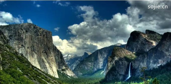 美国十大最美丽的旅游景点：北加利福尼亚州约塞米蒂国家公园约塞米蒂谷
