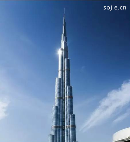 世界九大现代建筑奇观：阿拉伯联合酋长国迪拜哈利法塔