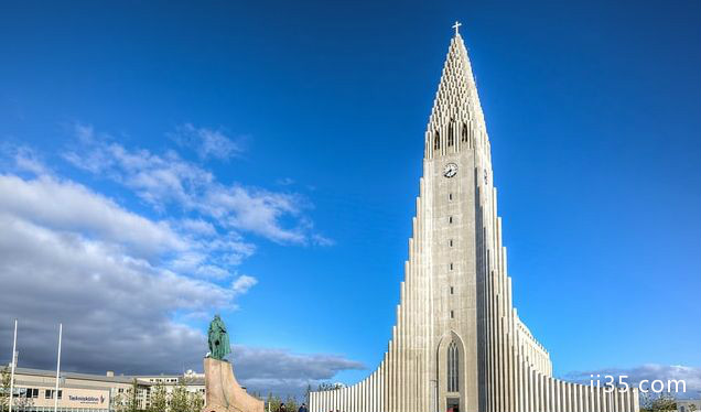 世界上最奇特的建筑冰岛雷克雅未克大教堂