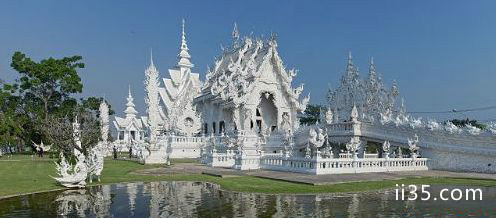 世界上最奇特的建筑泰国白龙寺