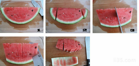西瓜果盘的5种优雅切法