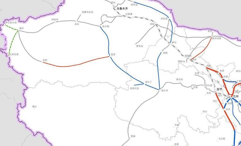 激动人心的中国八纵八横高铁网线路图2030年